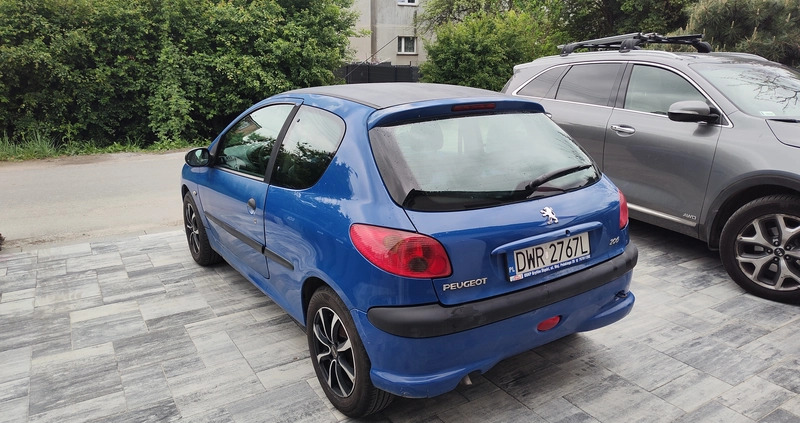 Peugeot 206 cena 6000 przebieg: 118000, rok produkcji 2006 z Łańcut małe 106